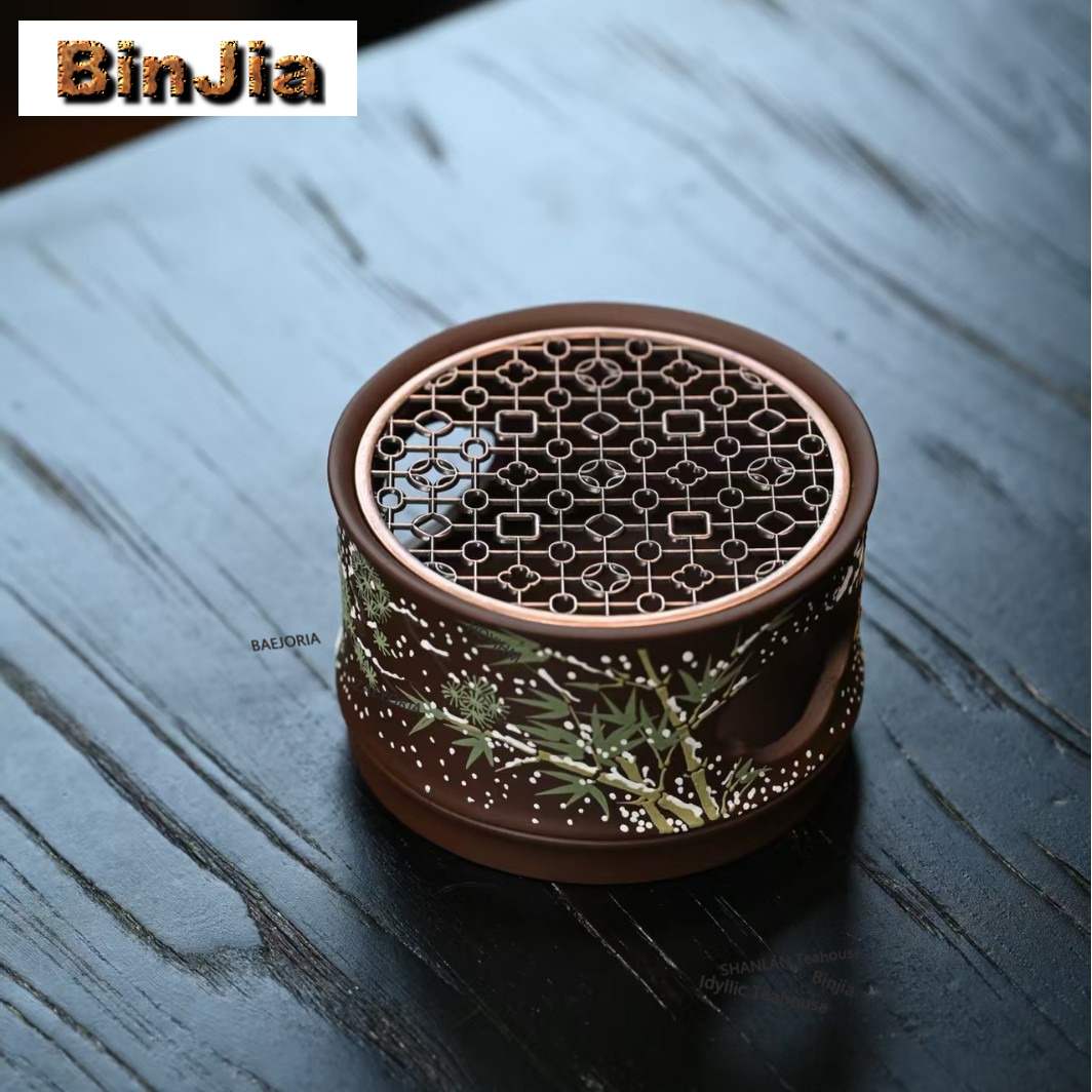 Candle Holder Set - 이싱 지사 점토 페인팅 차 워머