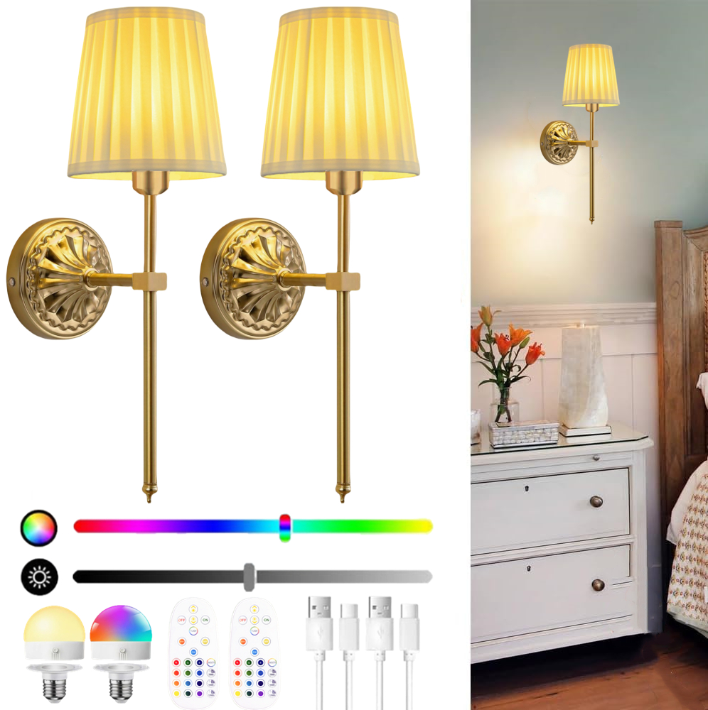 Lighting Decor For Diwali - 배터리로 작동되는 벽 조명: 리모컨과 조광