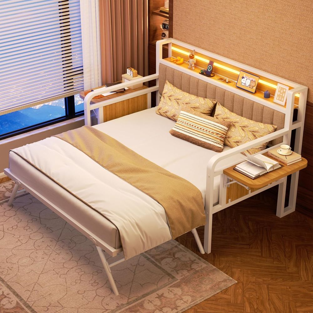 Furniture Lighting & Decor Magazine - 트런들과 LED 조명이 있는 데이베드, 튼튼한