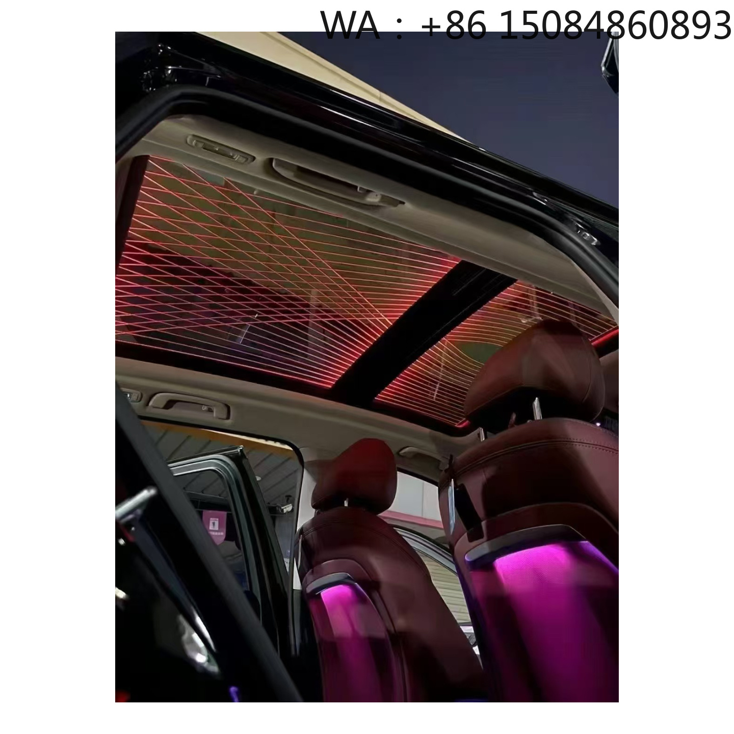 Lighting Interior Decor - 피아노 블랙 패널 심포니 앰비언트 라이트