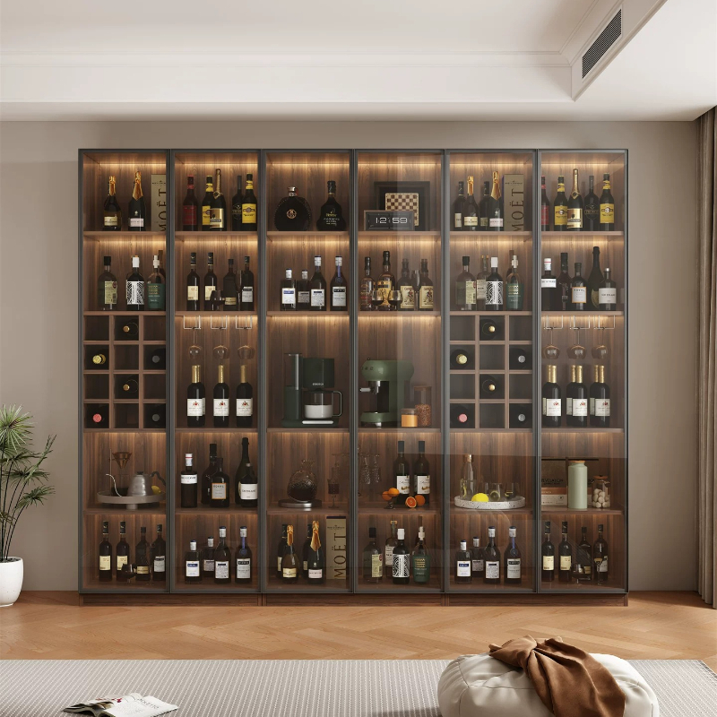Furniture Lighting & Decor Magazine - 홈 거실 유리 진열장 고급 식당