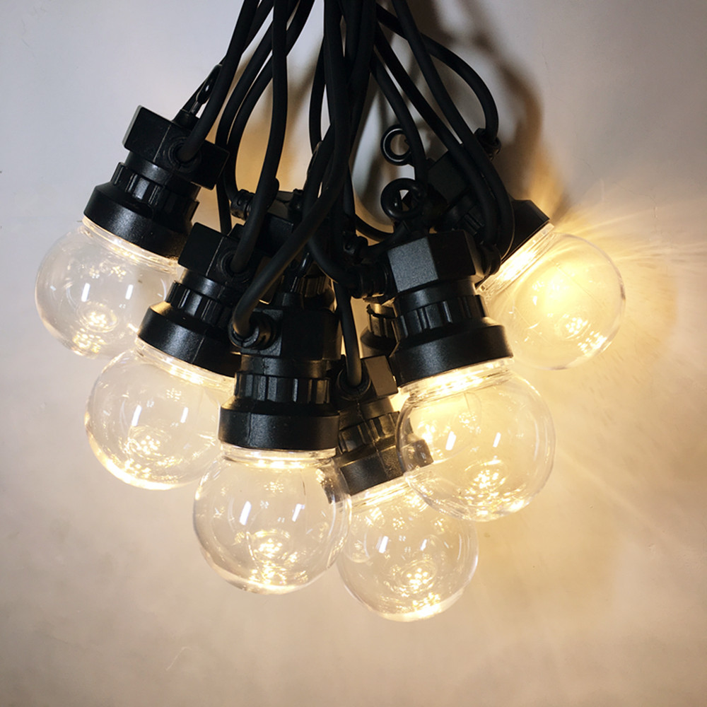 Outdoor Lighting Wedding Decor - 야외 글로브 LED 클리어 볼 스트링