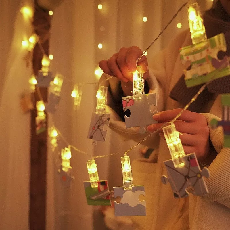 Lighting Decor Photos - 1.5/3/6/10m LED 사진 클립 스트링 라이트