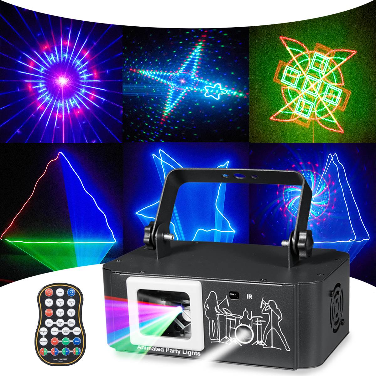 Home Decor Lighting Manufacturer - 우즈스타 제조 RGB 사운드 활성화 웨딩