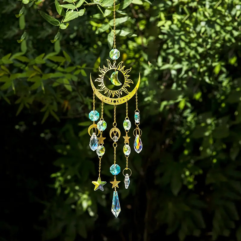 Outdoor Lighting Wedding Decor - 골든 스타 앤 문 야외 조명