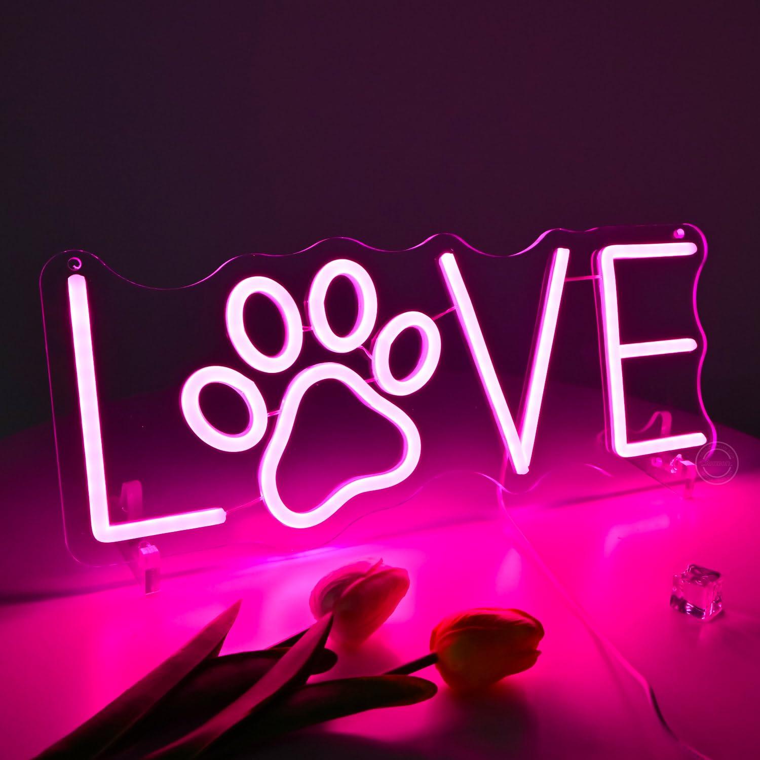 Lighting Decor Living Room - 러브 퍼 네온사인 USB 디머블 LED
