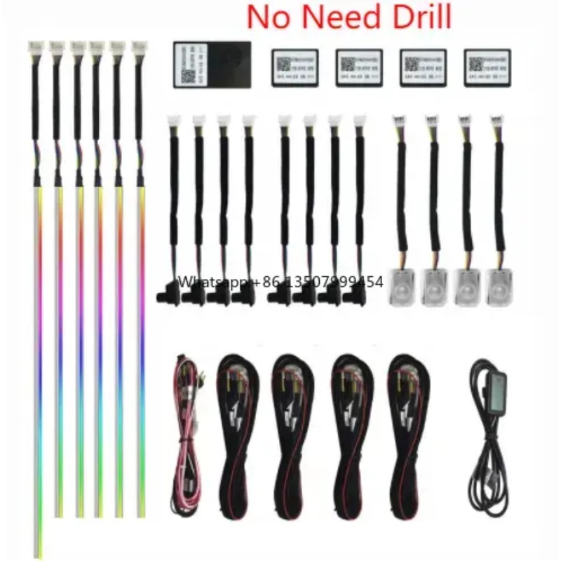 Lighting Interior Decor - A80 64색 LED 엠비언트 라이트 아크릴