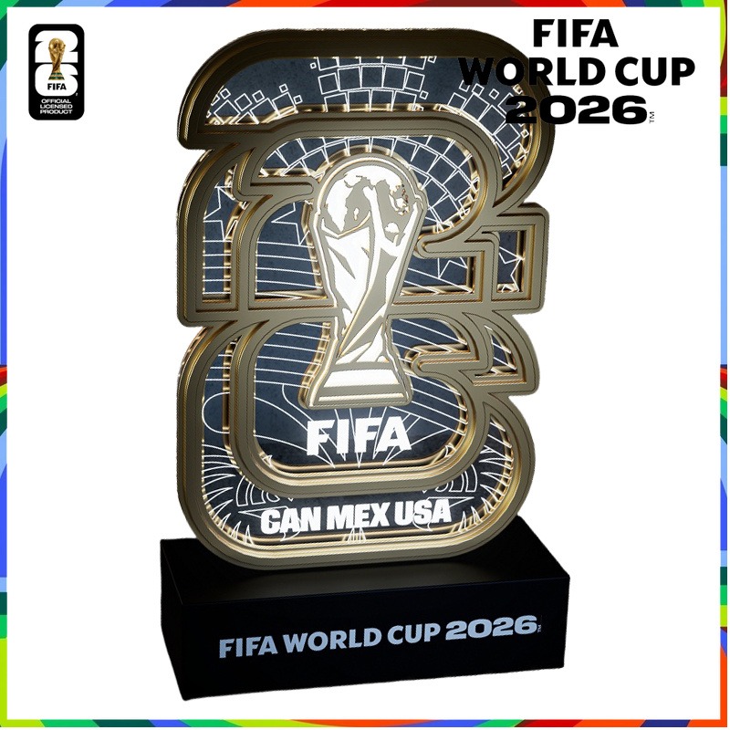 Lighting World Decor - 26개의 황금 테마 FIFA 월드컵 조명