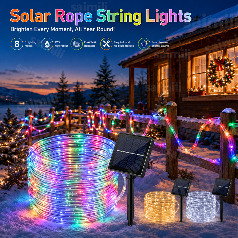 Outdoor Lighting Wedding Decor - 야외용 태양광 LED 요정 조명 방수