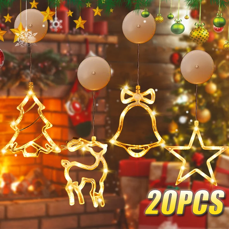 Lighting Tree Decor - LED 크리스마스 흡입 컵 조명, 새끼