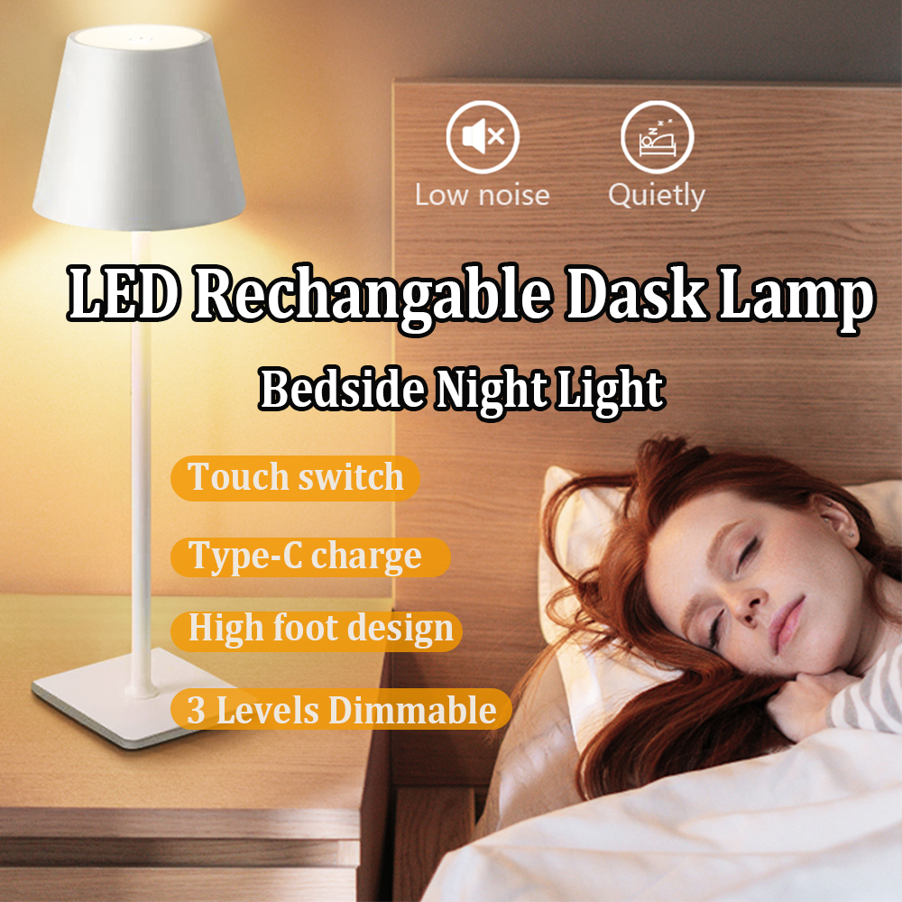 Room Decor Lighting Lamp - LED 충전식 책상 조명 무선 테이블