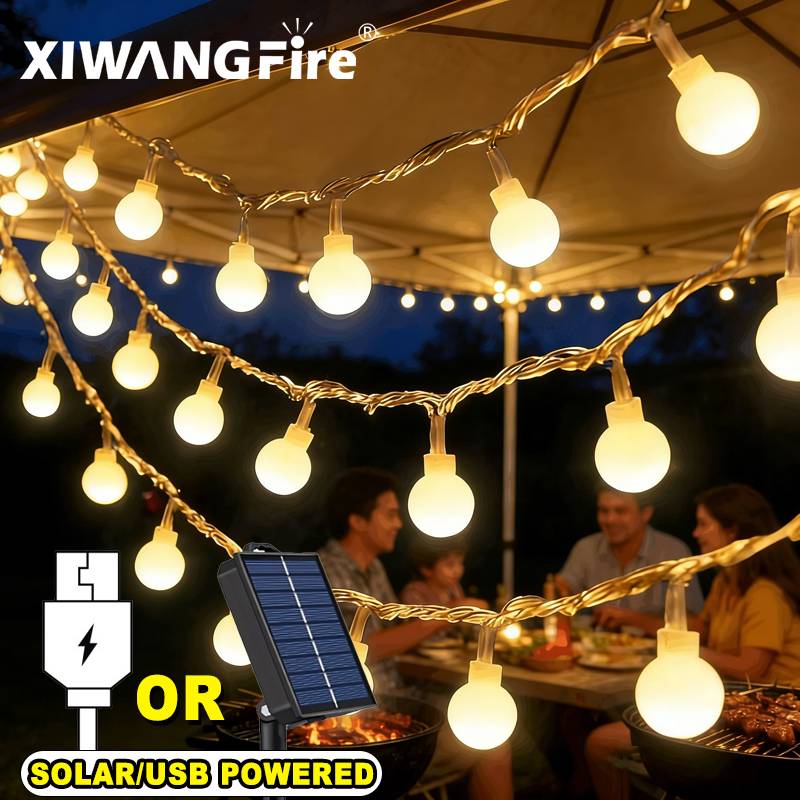 3-10M 태양광/USB/배터리 스트링 조명, 요정 글 - Lighting Decor Living Room 리뷰 및 가격