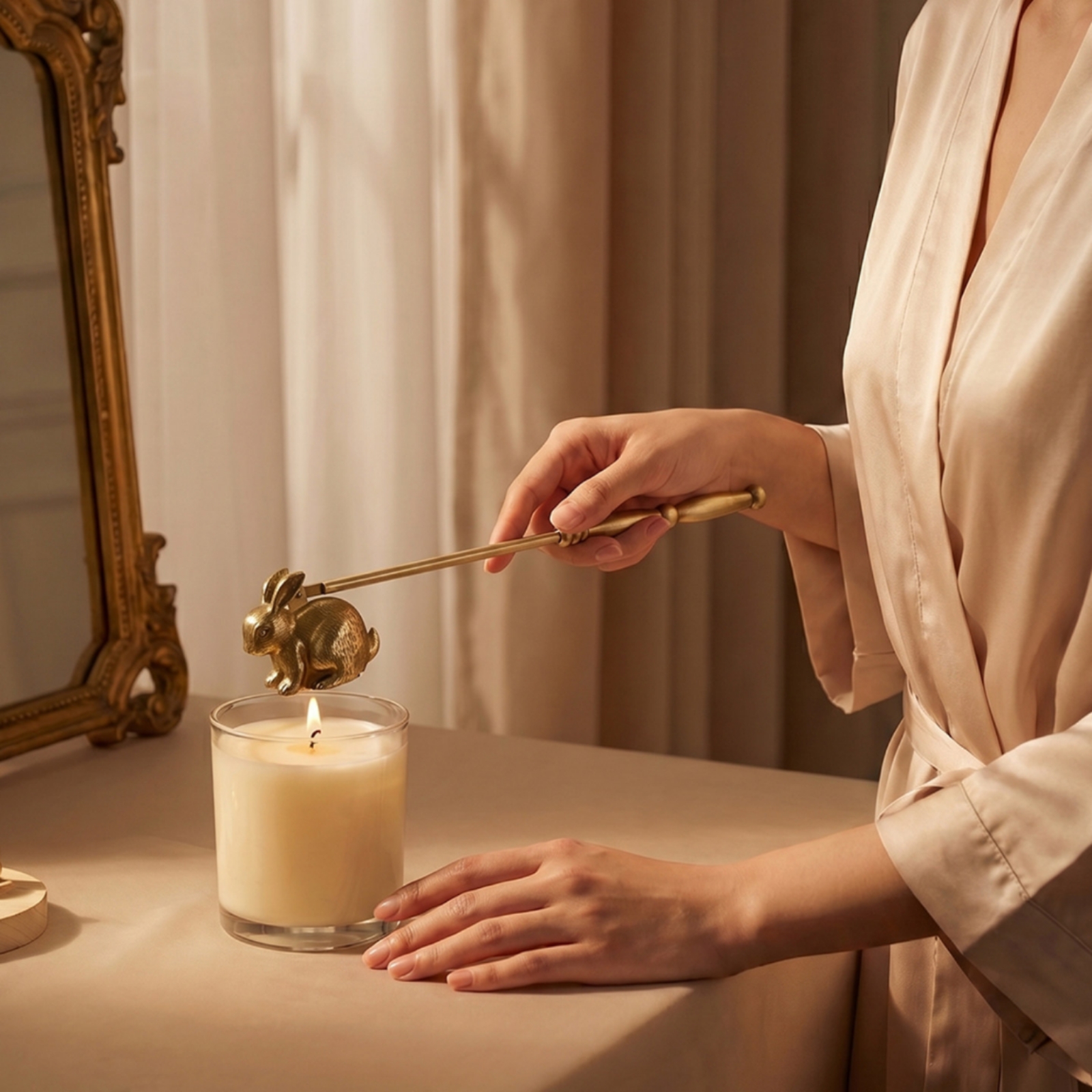 토끼 머리 모양 황동 캔들 스너퍼, 장식용 캔들 스너퍼 - Candle Holder Set 리뷰 및 가격