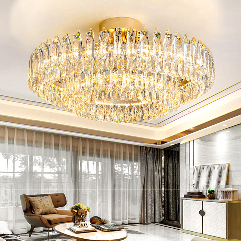 현대 디자이너 크리스탈 천장 조명 LED 조명 낮은 천 - Bathroom Lighting Decor Ideas 리뷰 및 가격