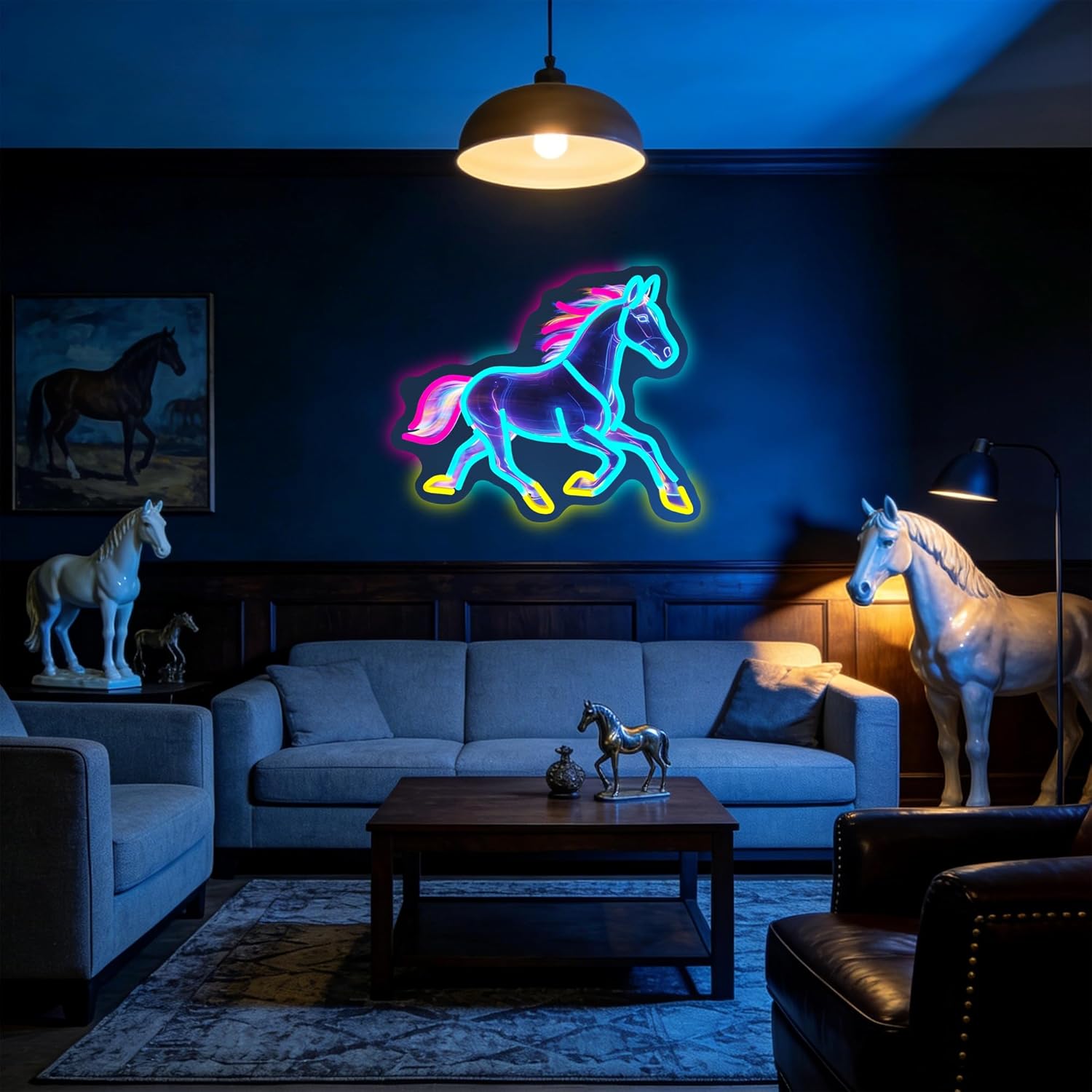 말 모양 야간 조명 네온사인 장식 램프 생일 선물 US - Room Decor Lighting Lamp 리뷰 및 가격