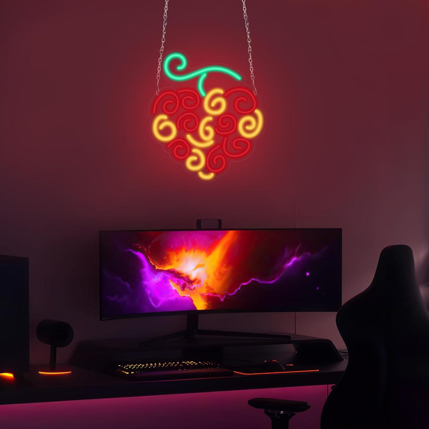 사이버 과일 네온사인 USB 디밍 가능 LED 조명 ( - Lighting Decor Living Room 리뷰 및 가격