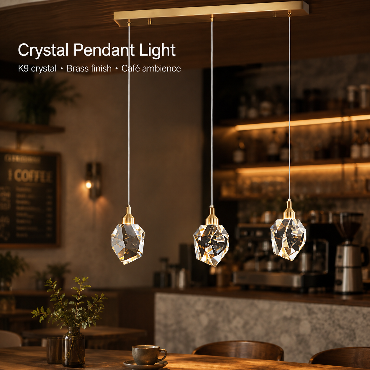K9 크리스탈 펜던트 조명, 모던 롱 라인 샹들리에,  - Bathroom Lighting Decor Ideas 리뷰 및 가격
