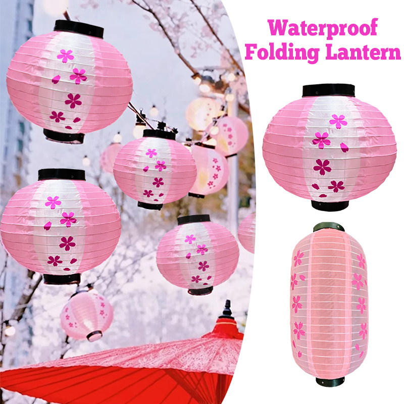 방수 벚꽃 등불 핑크 일본 스타일 야외 장식 축제 파티 - Outdoor Lighting Wedding Decor 리뷰 및 가격