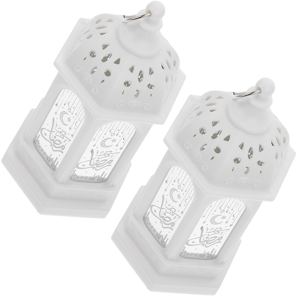 2Pcs 레트로 미니 랜턴 라마단 랜턴 LED 라이트  - Room Decor Lighting Lamp 리뷰 및 가격