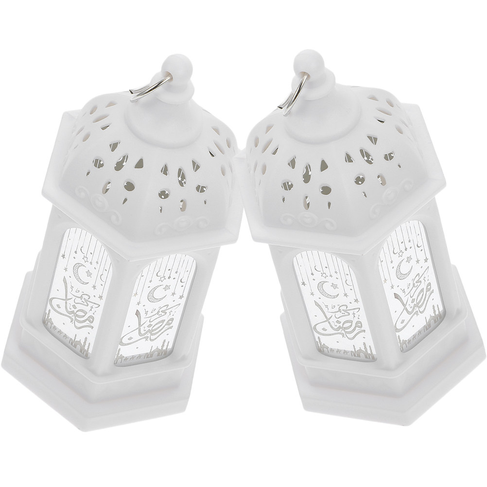 2Pcs 레트로 미니 랜턴 라마단 랜턴 LED 라이트  - Room Decor Lighting Lamp 리뷰 및 가격