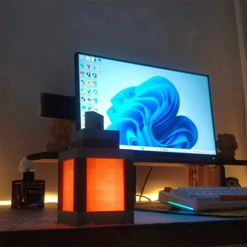 펜던트 램프 픽셀 스타일 벽걸이 야간 조명 USB 크리 - Lighting World Decor 리뷰 및 가격