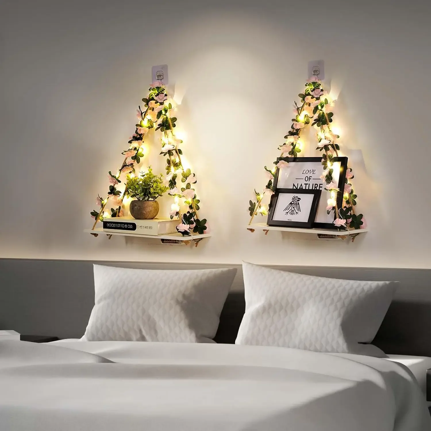 벽걸이 프레임(무타공), 벽선반, 걸이, 나뭇잎과 꽃  - Lighting Decor Living Room 리뷰 및 가격