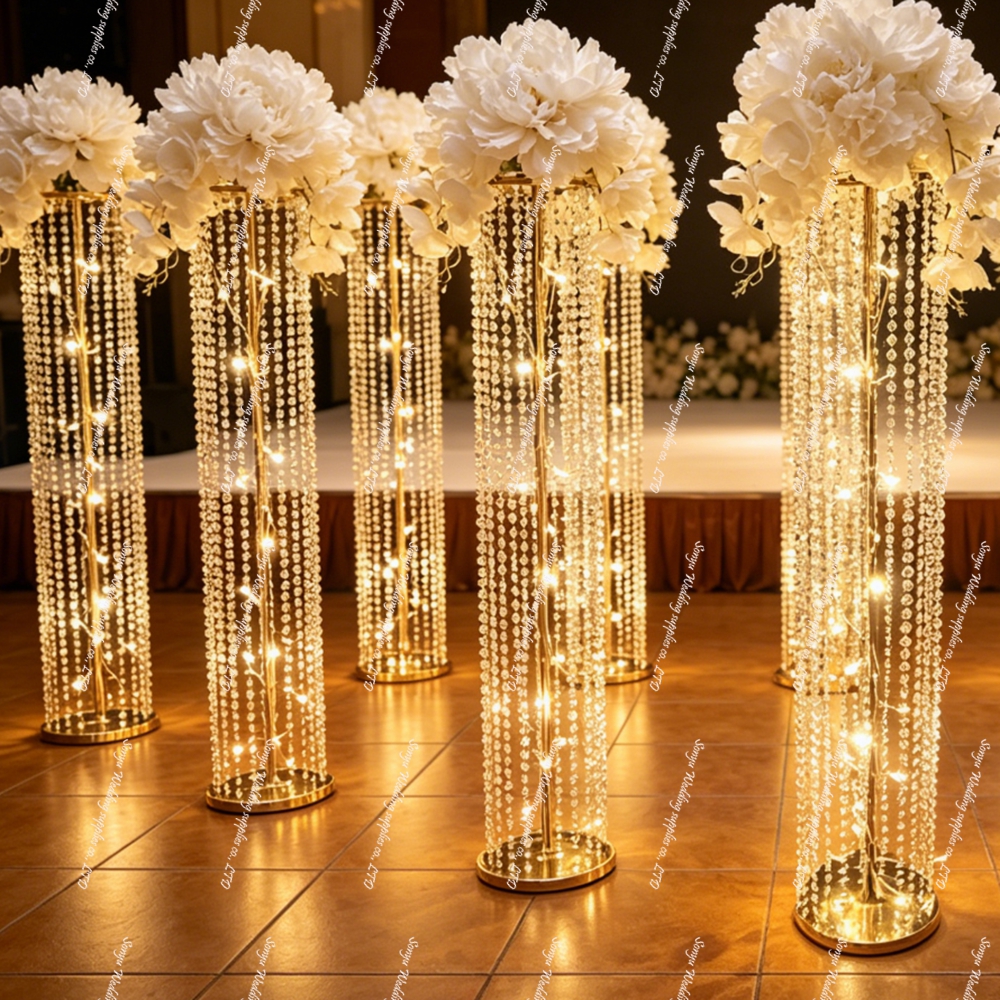 6개 120cm 발광 크리스탈 비즈 가로등 나무길 장식 - Lighting Tree Decor 리뷰 및 가격