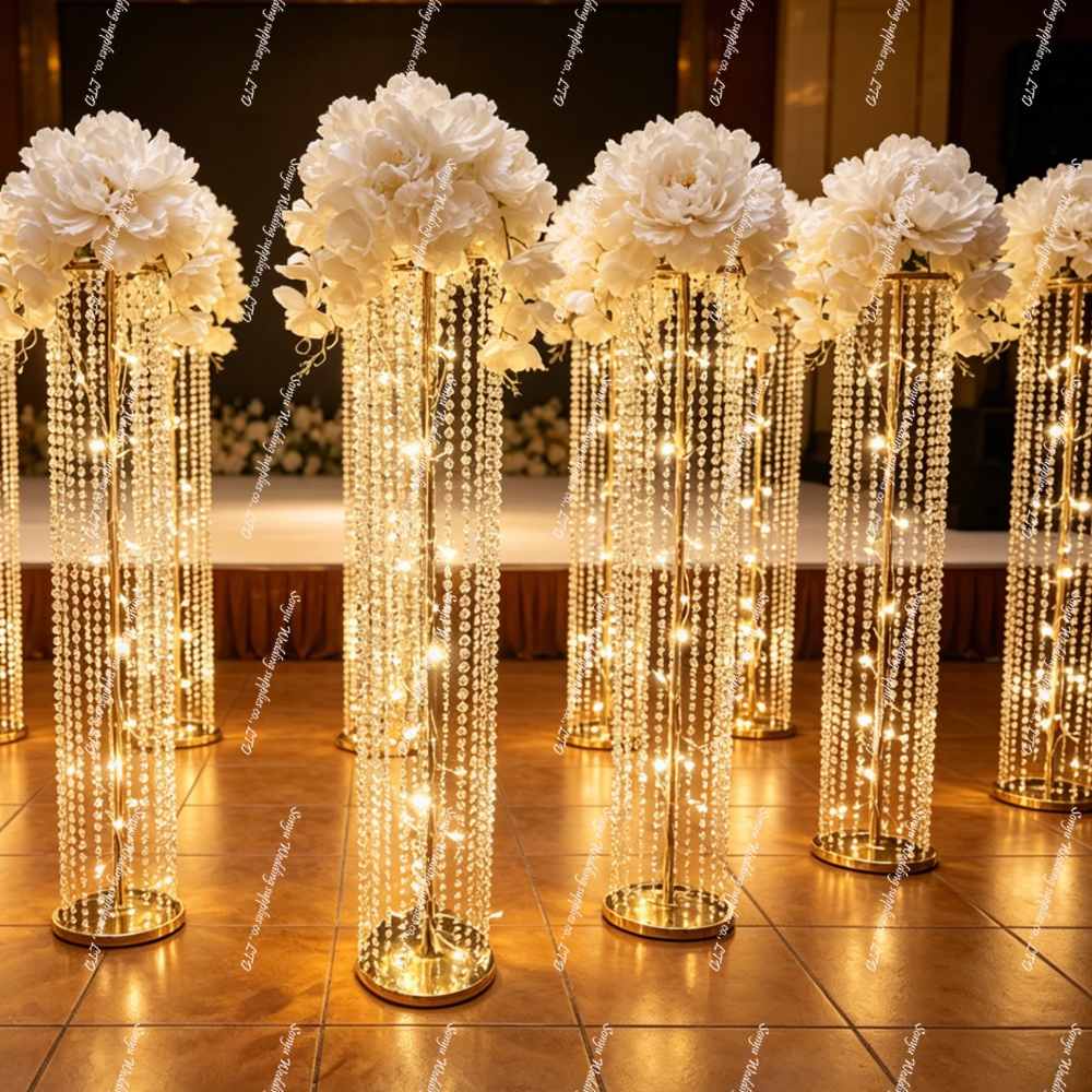 6개 120cm 발광 크리스탈 비즈 가로등 나무길 장식 - Lighting Tree Decor 리뷰 및 가격