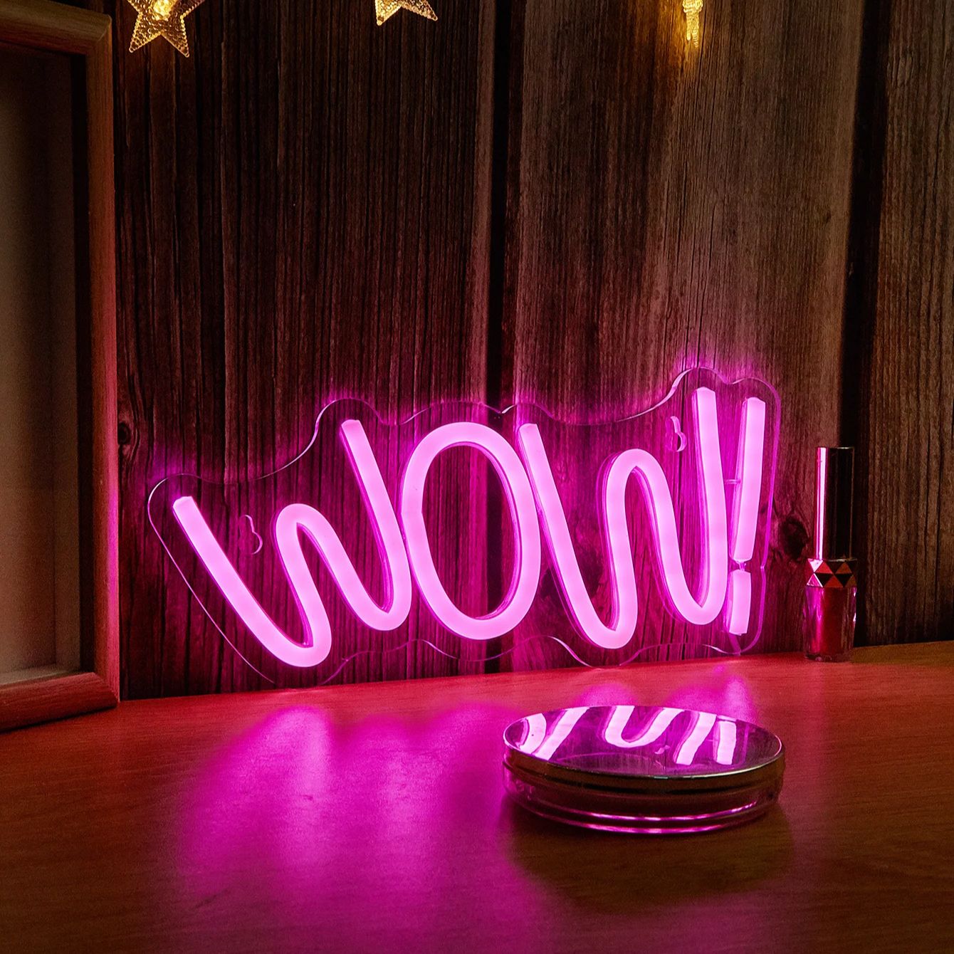 치바이 LED 네온 와우 USB 전원 네온 사인 야간  - Lighting Decor Wow 리뷰 및 가격