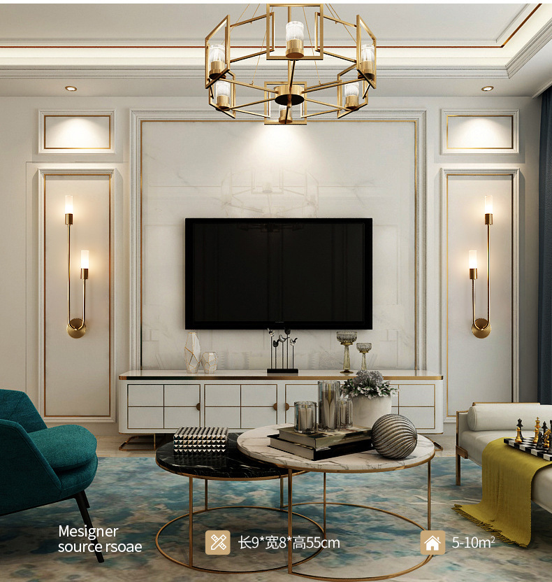 레트로 배경 거실 통로 침실 램프 침대 옆 북유럽풍 창 - Lighting Decor Living Room 리뷰 및 가격