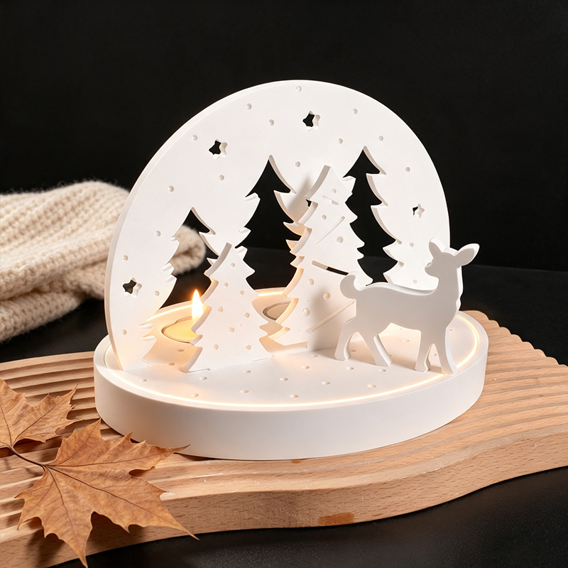 크리스마스 엘크 티라이트 캔들 홀더 실리콘 몰드, 3D - Candle Holder Set 리뷰 및 가격