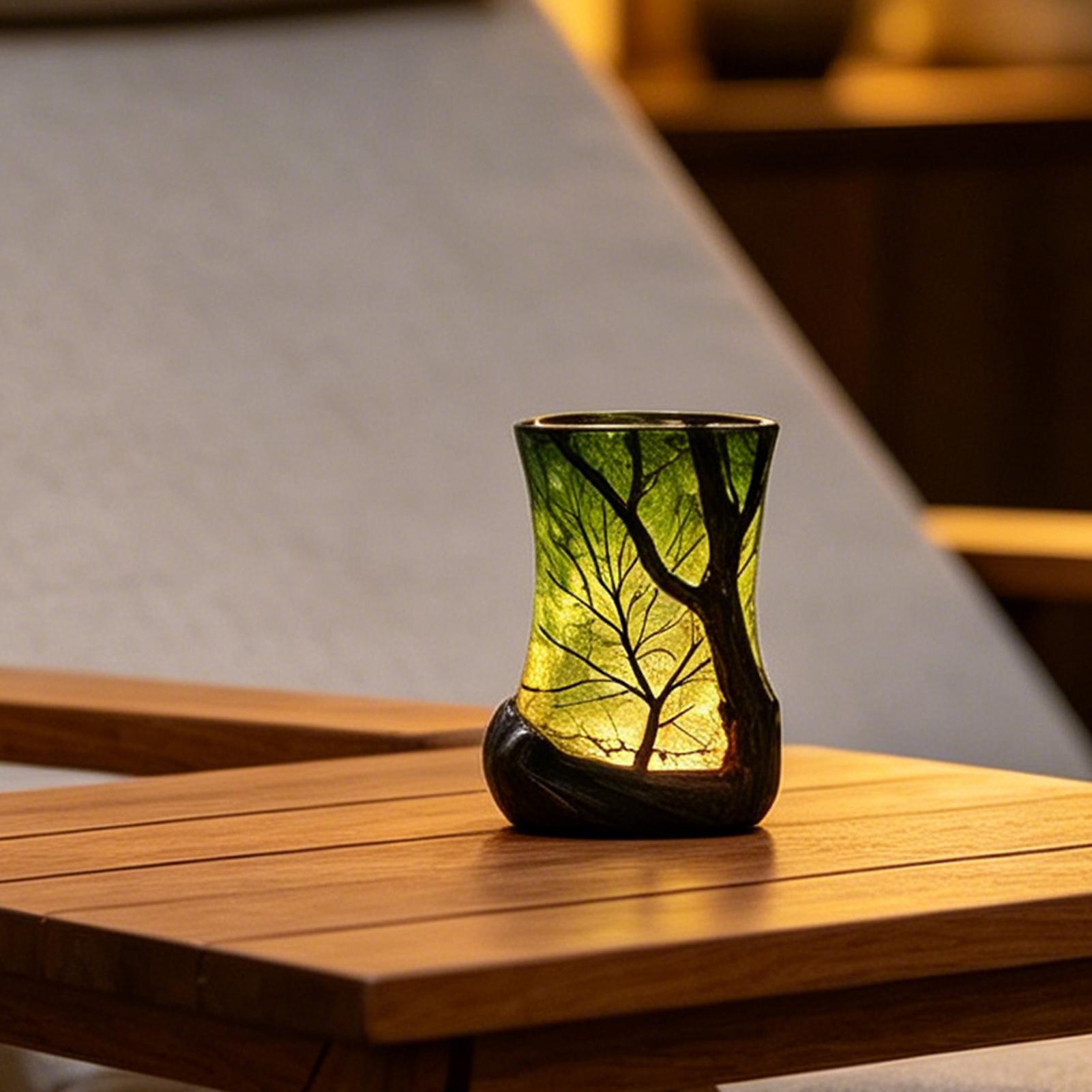 침대 옆 테이블 램프 숲 모양 야간 조명, 가정, 사무 - Room Decor Lighting Lamp 리뷰 및 가격