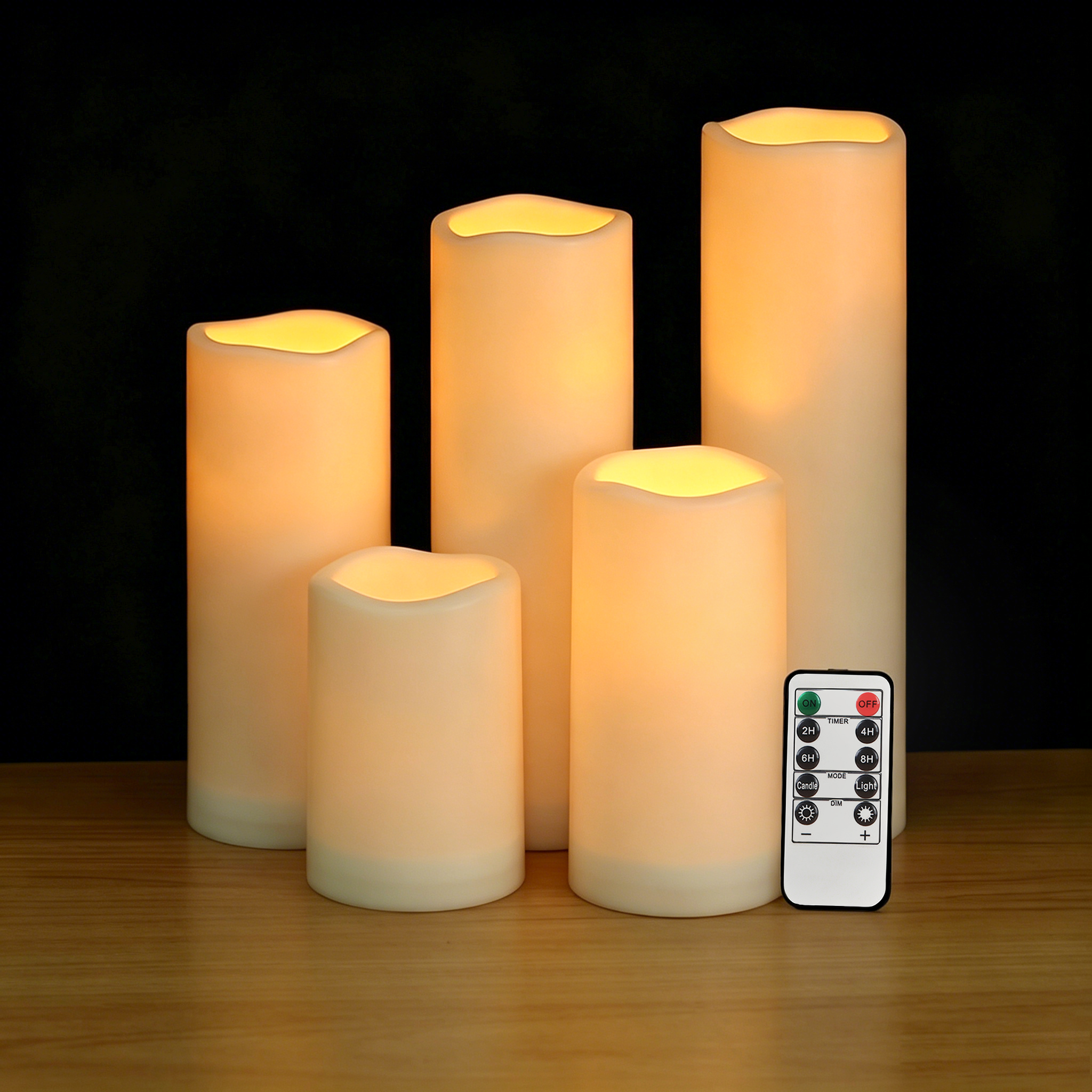 무화염 LED 기둥 양초, 리모컨 타이머 포함 방수,  - Outdoor Lighting Wedding Decor 리뷰 및 가격