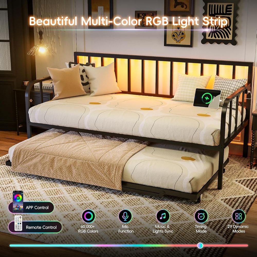 MU 데이베드(업 트런들 포함), 트윈 데이베드(트런들 - Furniture Lighting & Decor Magazine 리뷰 및 가격