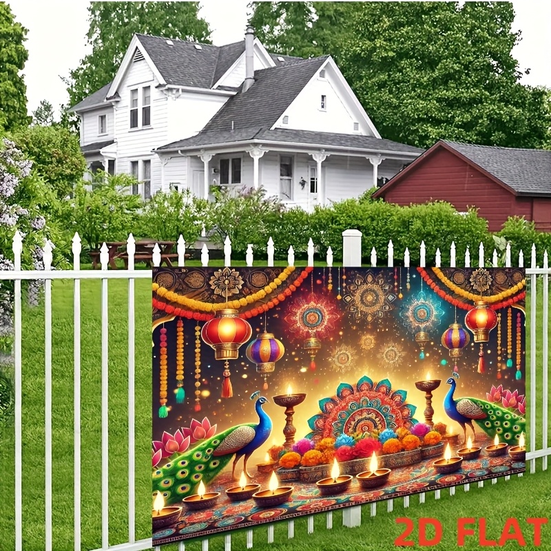 디왈리 공작새 랜턴 태피스트리 인도 축제 장식 디야 조 - Lighting Decor For Diwali 리뷰 및 가격