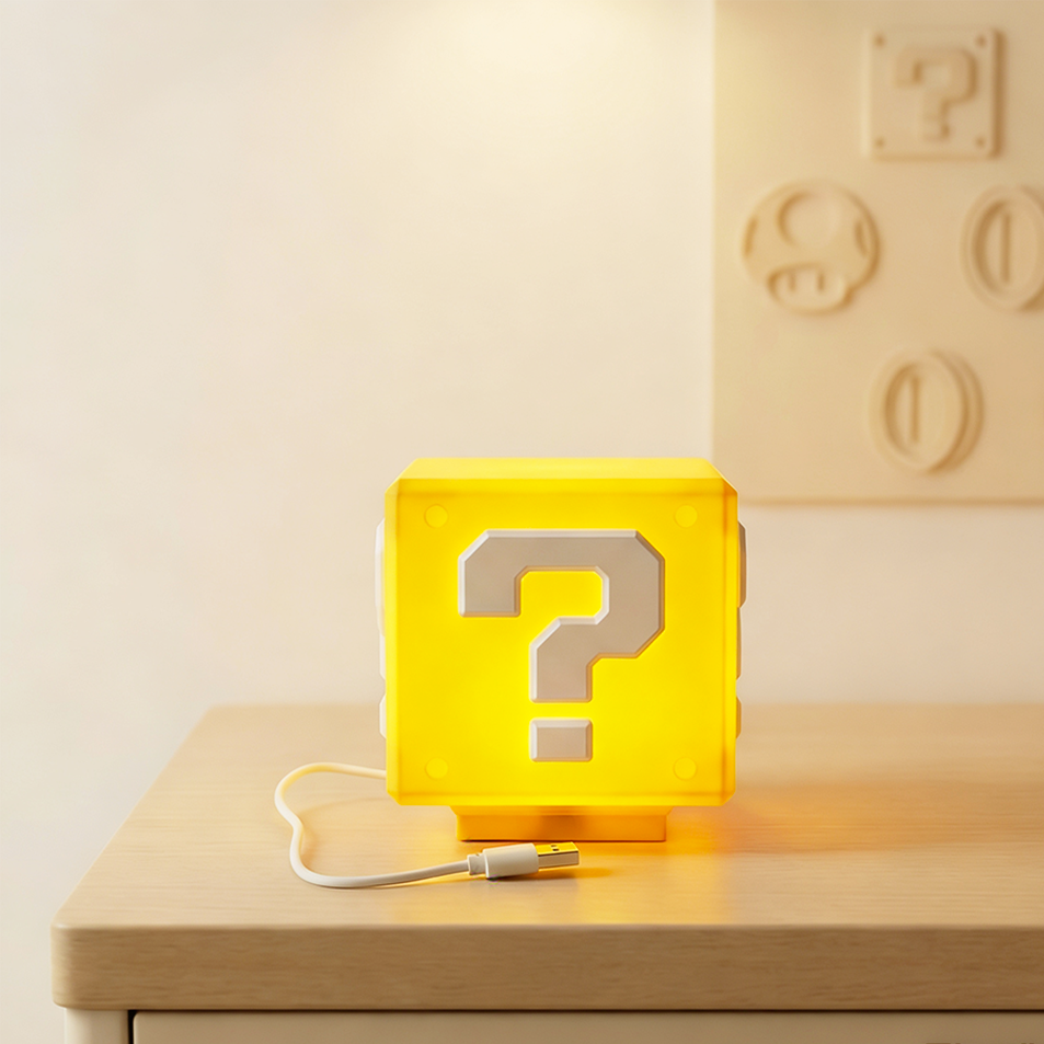 2026 퀘스션 블록 램프 (사운드 효과 포함) USB - Lighting Decor For Diwali 리뷰 및 가격