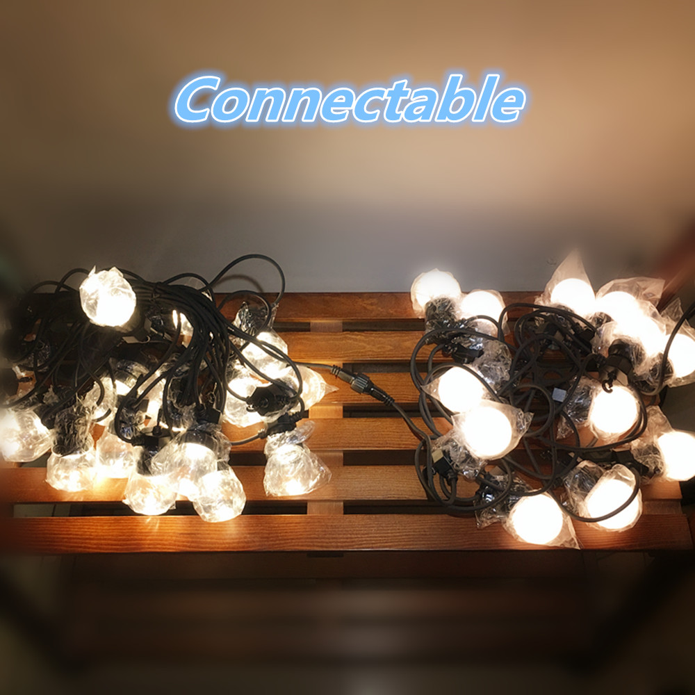 야외 글로브 LED 클리어 볼 스트링 라이트, 웨딩 파 - Outdoor Lighting Wedding Decor 리뷰 및 가격
