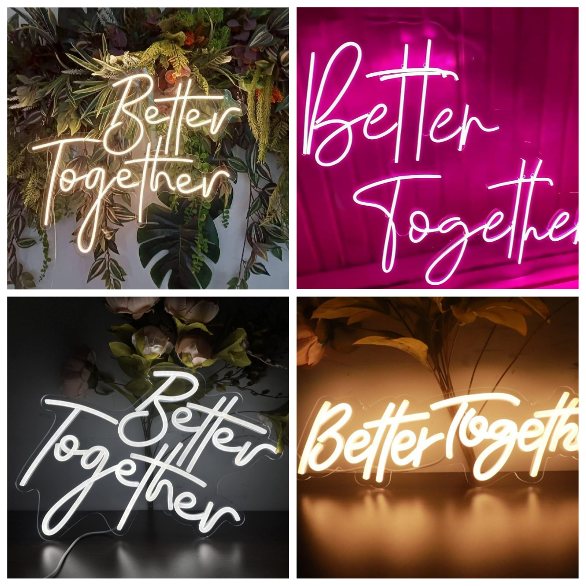 Better Together 네온 사인 USB 디밍이  - Lighting Decor Living Room 리뷰 및 가격
