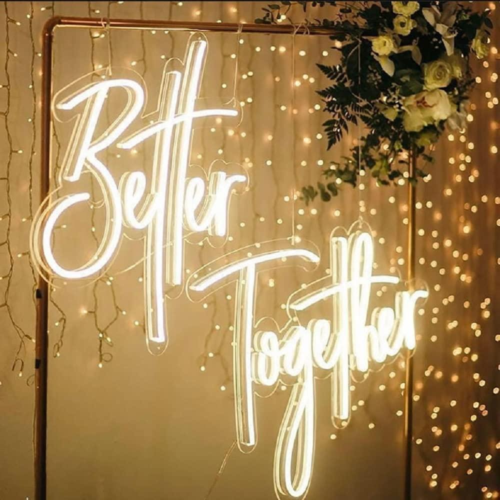 Better Together 네온 사인 USB 디밍이  - Lighting Decor Living Room 리뷰 및 가격
