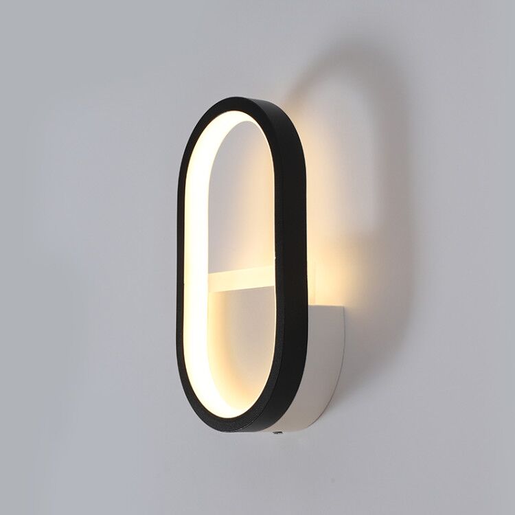 현대적인 북유럽 LED 벽등, 미니멀리스트 블랙 기하학 - Lighting Decor Living Room 리뷰 및 가격