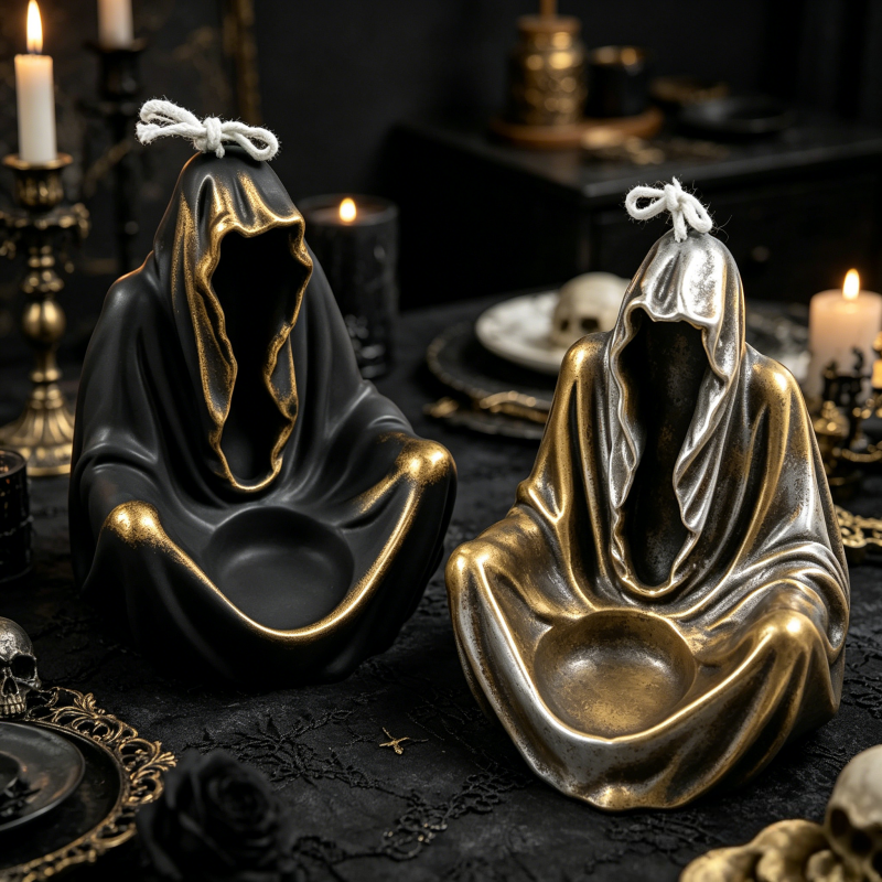 3D 잔인사신 실리콘 캔들 몰드, 쉽게 분리되는 DIY - Candle Holder Set 리뷰 및 가격