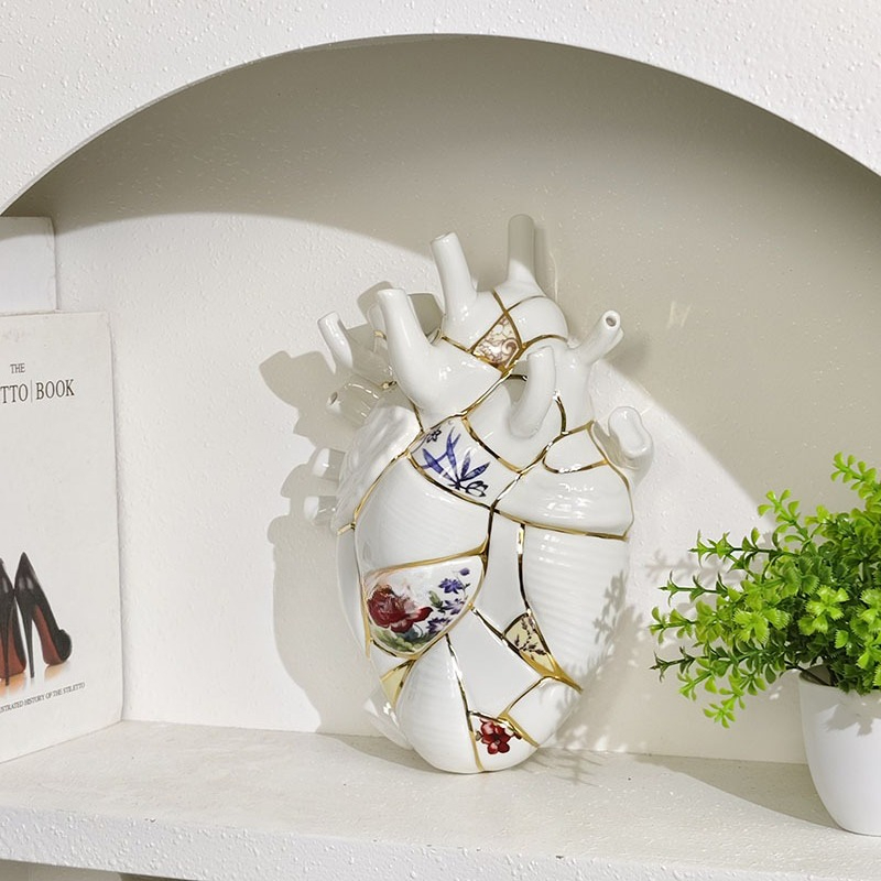 하트 모양 꽃병 거실 와인 캐비닛 TV 캐비닛 홈 데코 - Lighting Decor Living Room 리뷰 및 가격