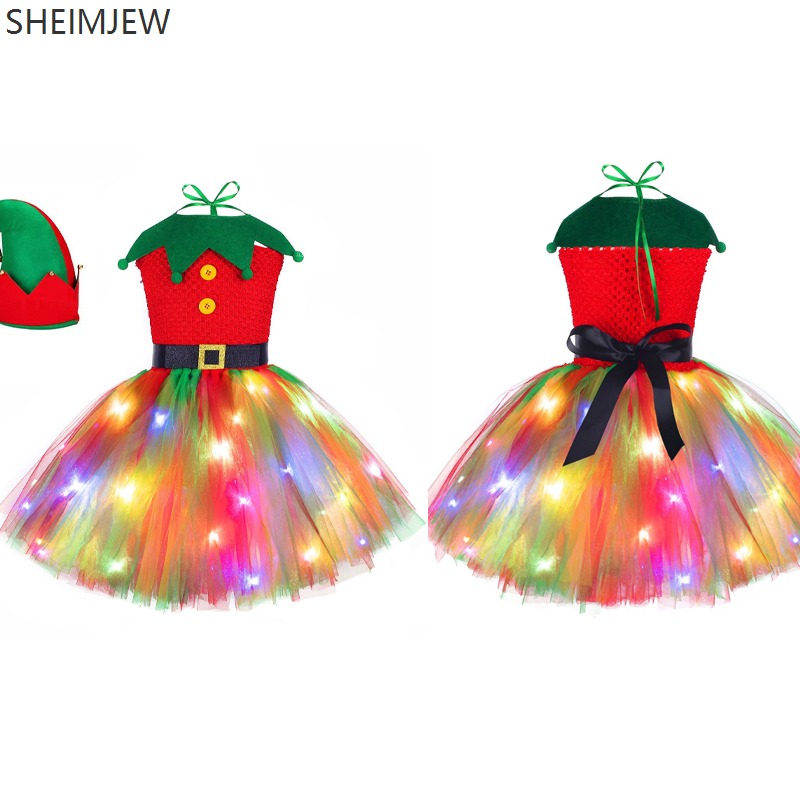 크리스마스 엘프 코스프레 드레스 크리스마스 빨간색과 녹 - Santa'S Elves Holiday Lighting & Decor Llc 리뷰 및 가격