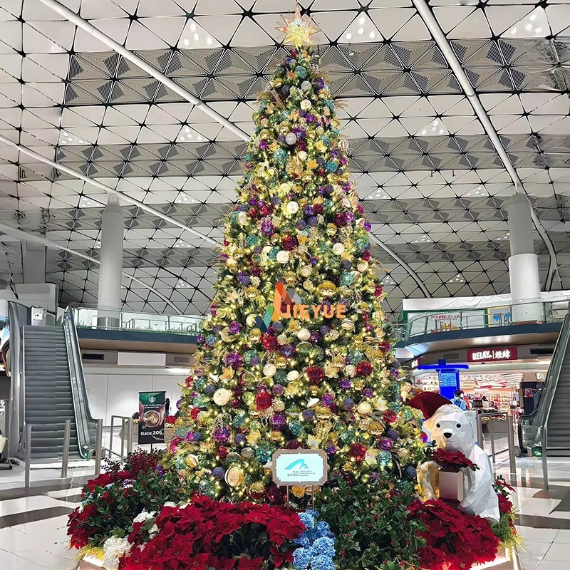 고품질 대형 장식용 야외 인공 크리스마스 트리 5M 5 - Lighting Tree Decor 리뷰 및 가격