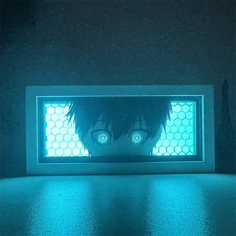 애니메이션 블루 잠금 월드컵 LED 종이 조각 램프 애 - Lighting World Decor 리뷰 및 가격