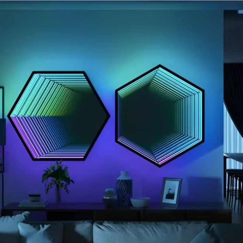 현대적인 LED 실내 장식용 벽등, 아크릴 및 유리 일 - Lighting Decor Living Room 리뷰 및 가격