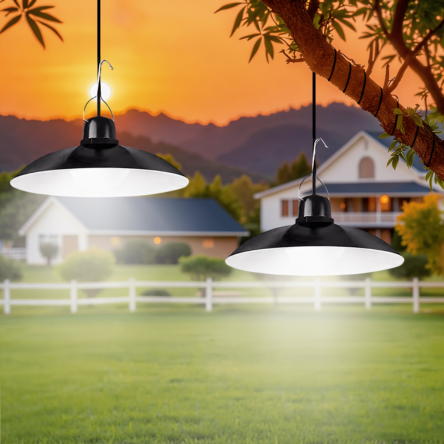 1개 태양광 펜던트 조명 야외 LED 램프 이중/단일  - Room Decor Lighting Lamp 리뷰 및 가격