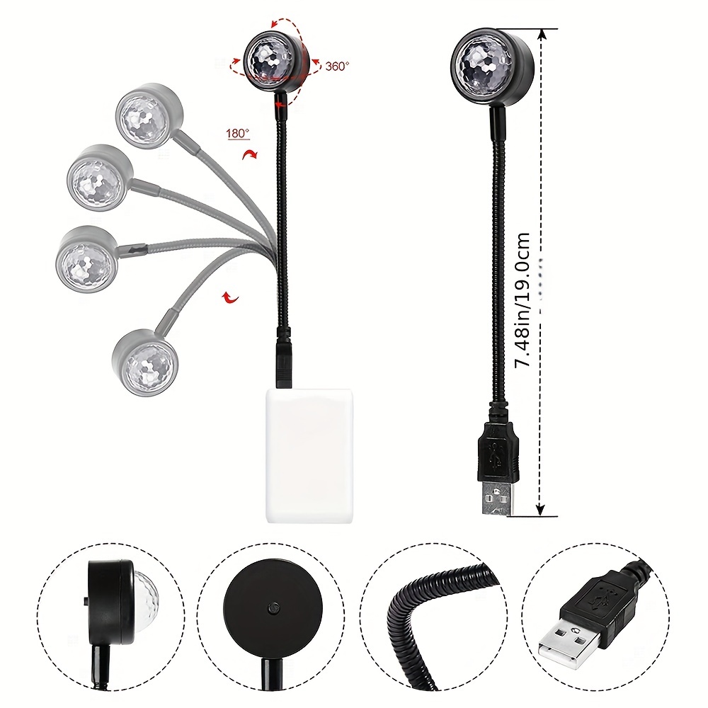 차량 LED 별이 빛나는 하늘 야간 조명, USB 전원 - Lighting Decor For Diwali 리뷰 및 가격