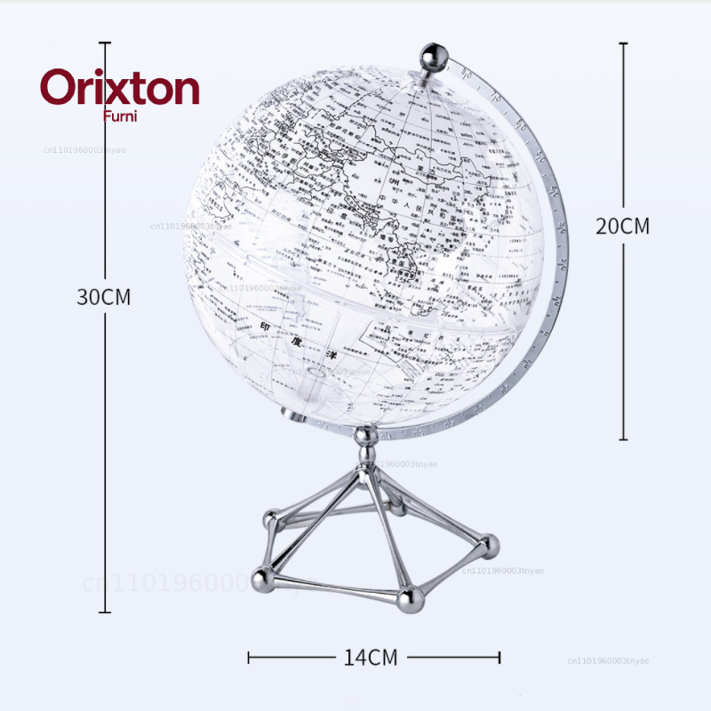 플래시 LED 라이트 세계 지구본, 투명 세계 지구본  - Lighting World Decor 리뷰 및 가격