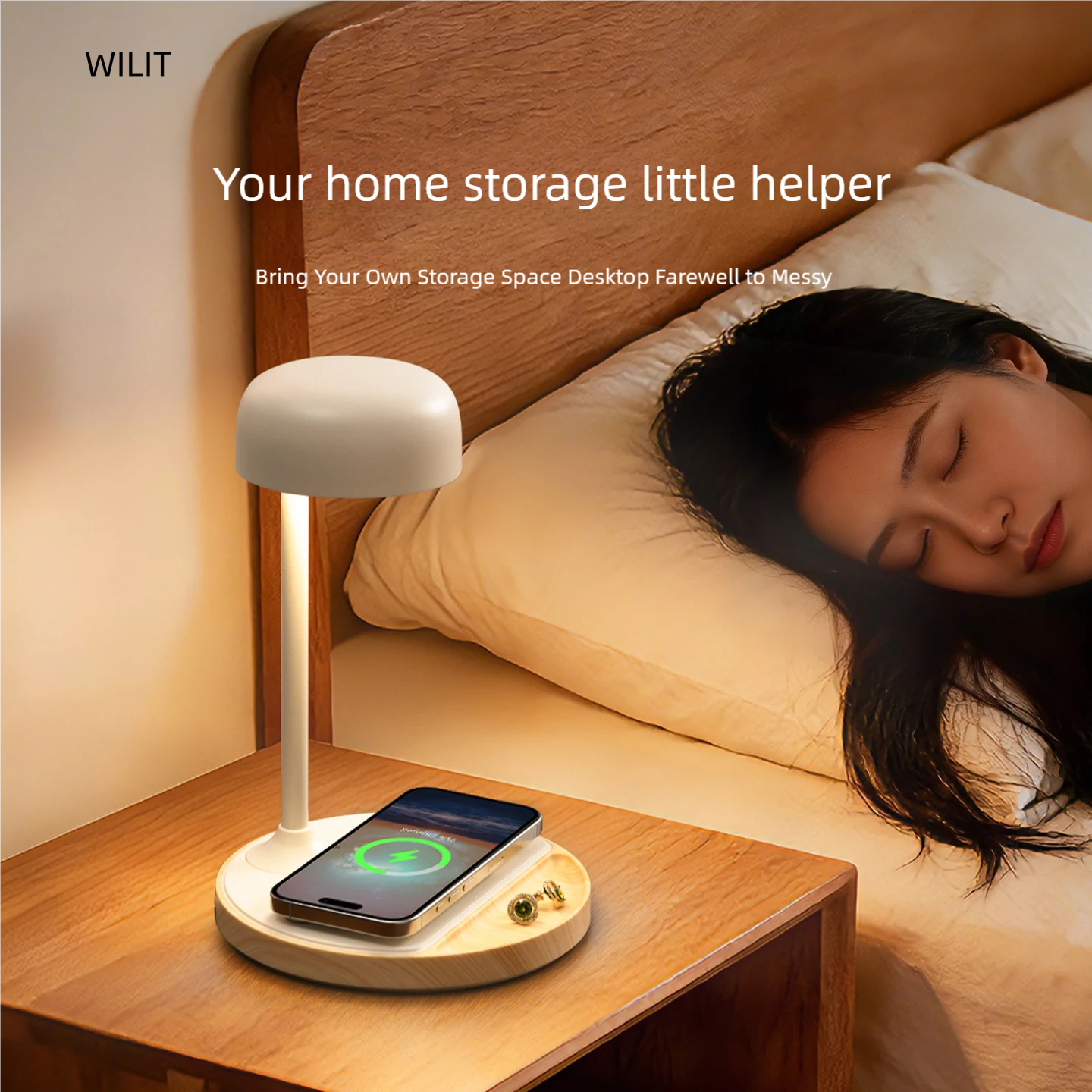 WILIT LED 책상 램프 무선 충전 학생 기숙사 사 - Room Decor Lighting Lamp 리뷰 및 가격